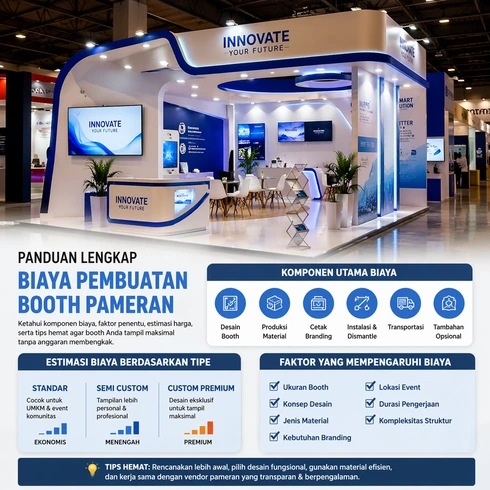 Biaya Pembuatan Booth Pameran Terbaru: Rincian Harga, Faktor Penentu, dan Tips Hemat